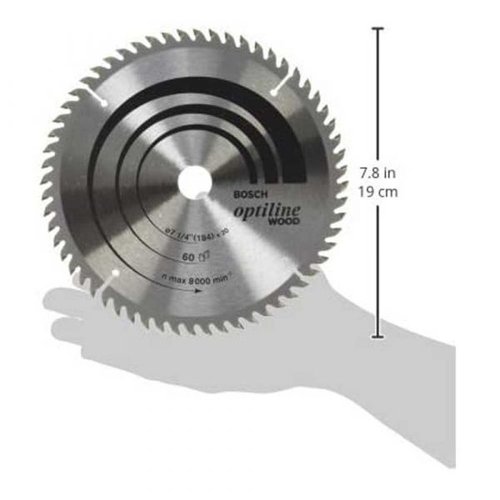 Disco De Serra Circular 184 Mm 60 Dentes- Bosch 2608640854