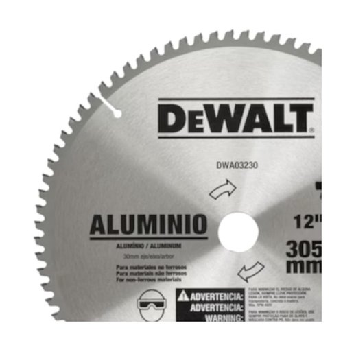 Disco De Serra Circular Widia 12'' 80 Dentes Dwa03230 Dewalt