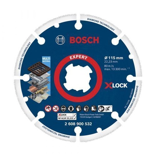 Disco Diamantado Para Metal 115Mm X-Lock - Bosch  2608900532