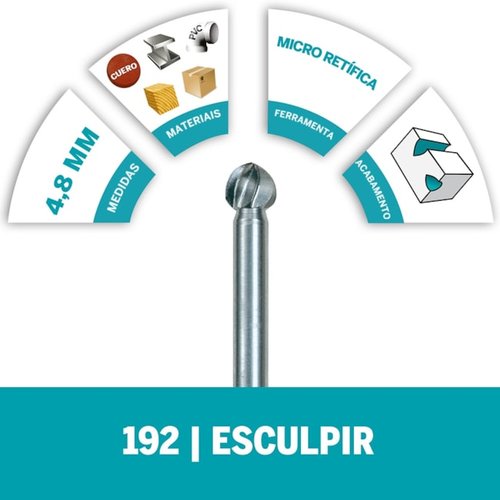 Escareador Paralelo 3/16" Para Micro Retifica Dremel 26150192Ac