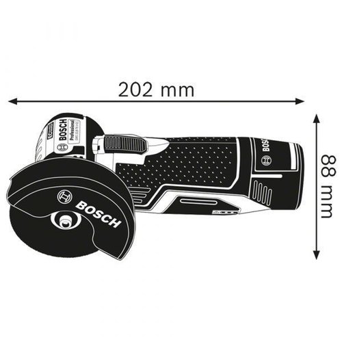 Esmerilhadeira Angular À Bateria Gws 12V-76 12V Bosch 06019F2000