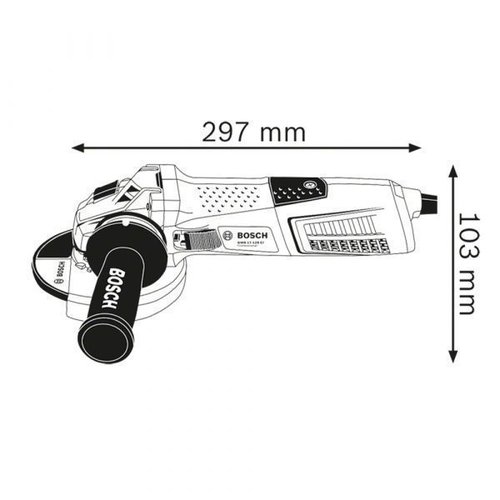 Esmerilhadeira Angular De 5" Gws 13-125 Ci Bosch