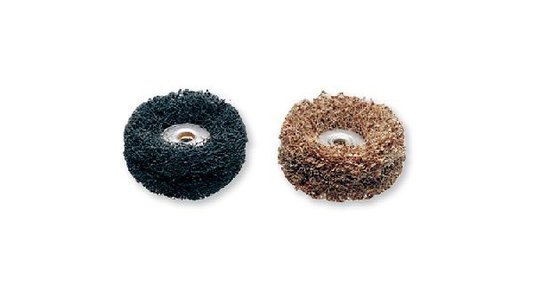 Discos Abrasivos Dremel 511E Para Acabamento Grão Grosso 180 E Grão Médio 280 Para Metal, Vidro, Madeira, Aluminio E Plástico - Sistema Ez Lock Troca Rápida - 2 Unidades 2615E511Aa