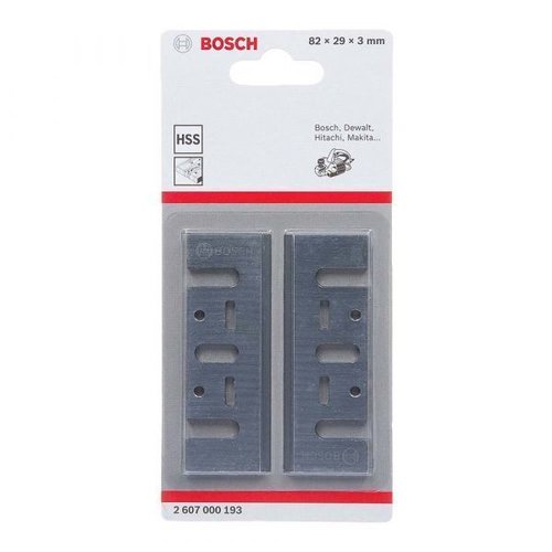 Faca Para Plaina De Aço Hss 82 Mm X 29 Mm Com 2 Unidades - Bosch  2607000193