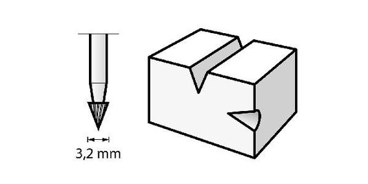 Escareador Para Esculpir Ponta Cone 3,2Mm Dremel - 118 - 2615000118