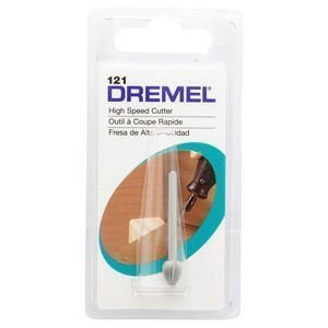 Fresa Escareador Dremel 121 6,4Mm (1/4) Para Esculpir De Ponta Chama De Fogo 2615000121