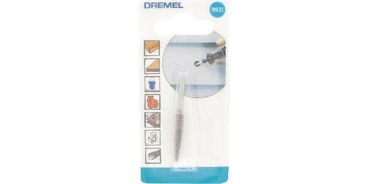 Fresa Escareador Dremel 9931 6,4Mm (1/4) Para Esculpir De Ponta Fina Para Remover Mais Material 2615009931