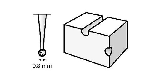 Escariador Para Gravação 1/32" 26150105Ae Dremel
