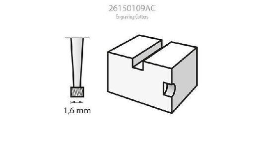 Escareador Cilíndrico Para Gravação 1/16" Dremel - 109 - 26150109Ac