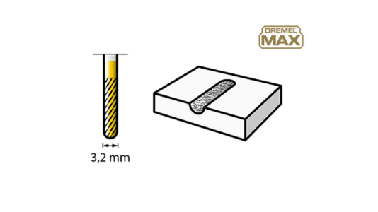 Fresa Metal Max Life 3,2Mm 9903Hp Dremel - 26159903Ha