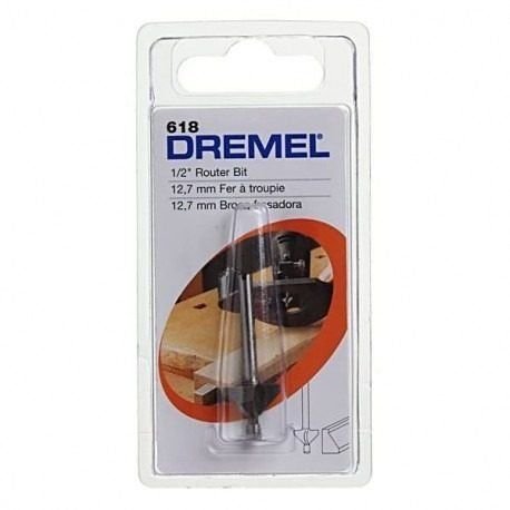 Ponta Fresa Dremel 618 (1/2) Para Chanfrar A 45º Em Madeira 2615000618