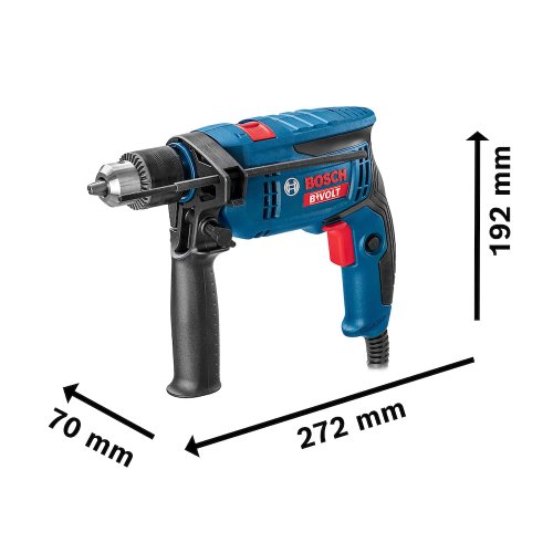 Furadeira De Impacto 1/2Pol Gsb 13 Re 750W Bivolt Bosch 06012B80Z0000