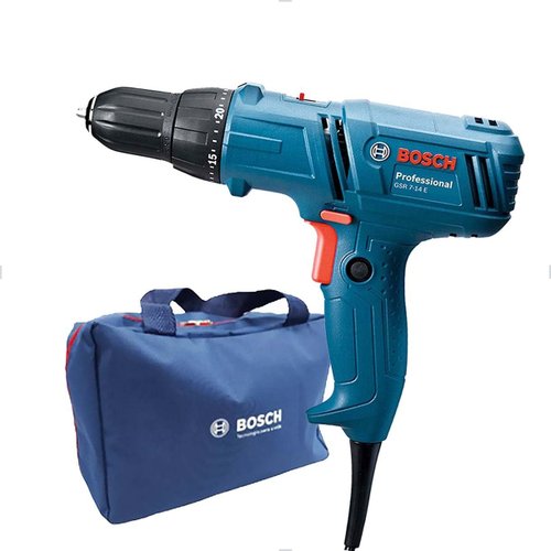 Parafusadeira e Furadeira Bosch GSR 7-14 E 127v 400W + Bolsa Bosch