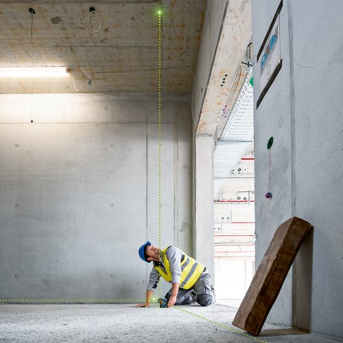 Nível A Laser Linhas Verdes Gpl 5 G De 5 Pontos Bosch