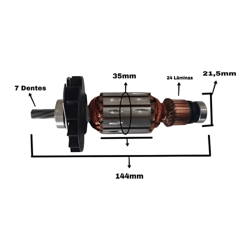 Induzido 127V Gbh 2-24 D Bosch F000605185