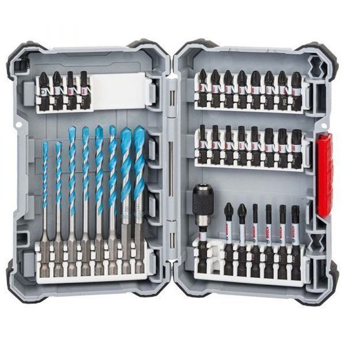Kit Pontas Impact Control E Brocas Multiconstruction - Bosch 2608577147