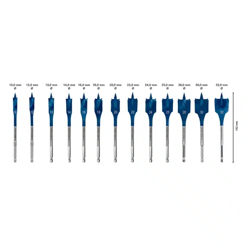 Jogo de Brocas Chatas Expert Self Cut Bosch 2608900336