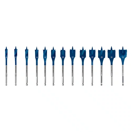 Jogo de Brocas Chatas Expert Self Cut Bosch 2608900336