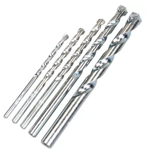 Jogo 5 Brocas Para Alvenaria 4, 5, 6, 8, E 10Mm Bosch 2608590090