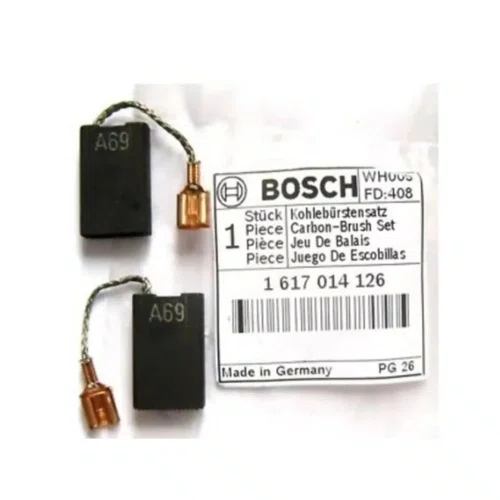 Jogo De Escovas De Carvão 220v Para Gsh 11e Bosch 1617014126