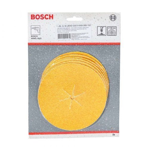 Jogo De Lixas G50 Com 6 Unidades - Bosch 9909089152