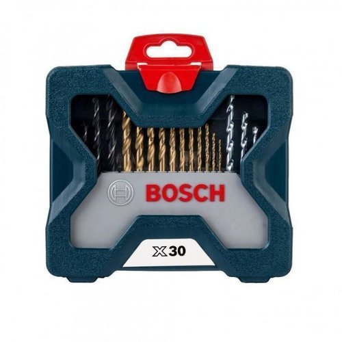 Jogo De Brocas E Bits Pontas De Titânio X-Line 30 Peças 2607017401 Bosch