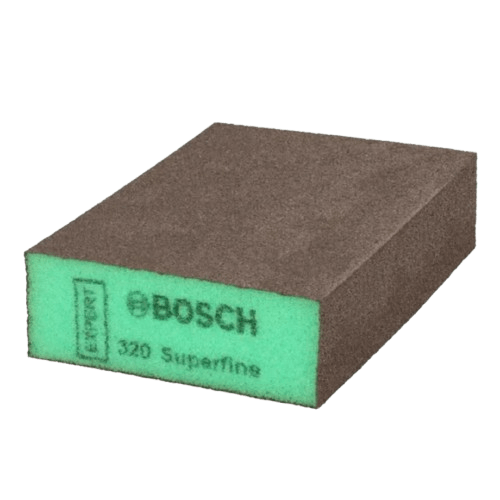 Kit 10 Esponjas Abrasiva Superfino 69X97Mm Verde Expert Bosch