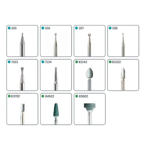Kit 11 Acessórios Dremel 729 Para Micro Retífica Gravar, Esculpir E Esmerilhar 26150729Ab