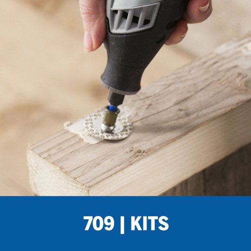 Kit Acessórios Micro Retífica 110 Peças 709 Dremel