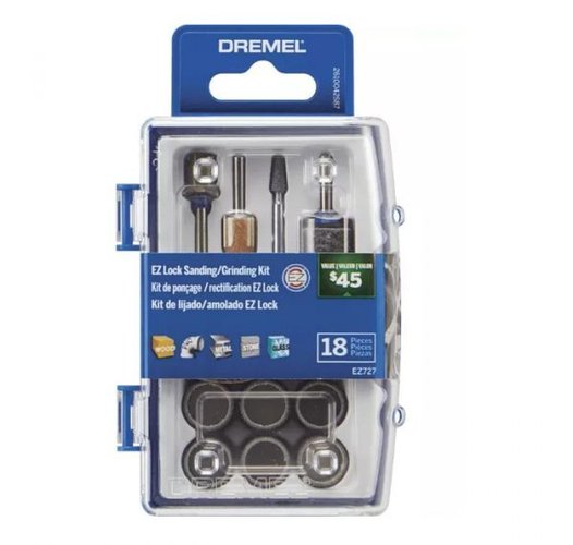 Kit 18 Acessórios Micro Retífica Para Esmerilhar E Lixar Bosch 2615E727Aa