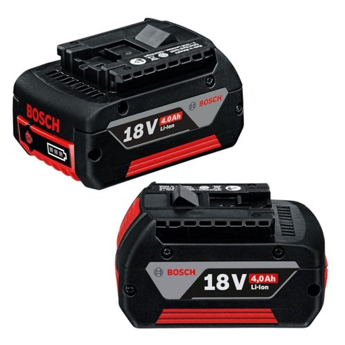 Kit 2 Baterias 18V 4,0Ah  + Carregador Gal 18V-40Br Bosch 1600A02Rm8