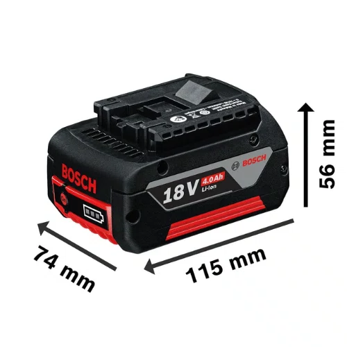 Kit 2 Baterias 18V 4Ah E Carregador Gal 1880 Cv Carregamento Super Rapido 110V Bosch 0615A001Cv