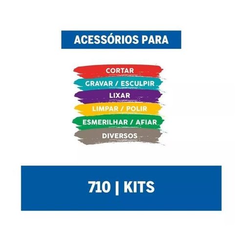 Conjunto De Acessórios Multiuso Com 160 Peças (710) - Dremel