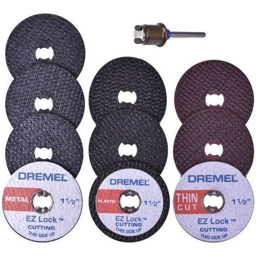 Kit De 11 Acessórios Dremel Ez728 Para Micro Retífica Para Cortar Bosch 2615E728Ab