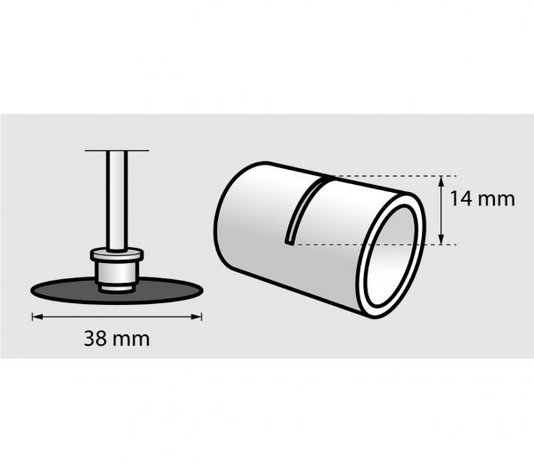 Kit De 5 Discos Dremel Ez406 De Corte 38,1Mm Com Espessura 1,1Mm (1 1/2) Para Metal - Sistema Ez Lock Troca Rápida 2615E406Ad