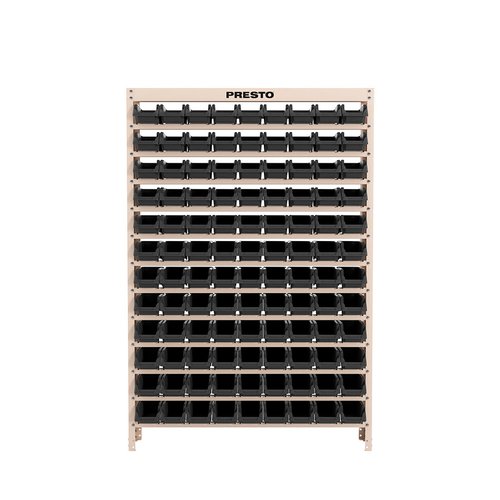 Kit Estante Gaveteiro 108 Gavetas Presto 93007