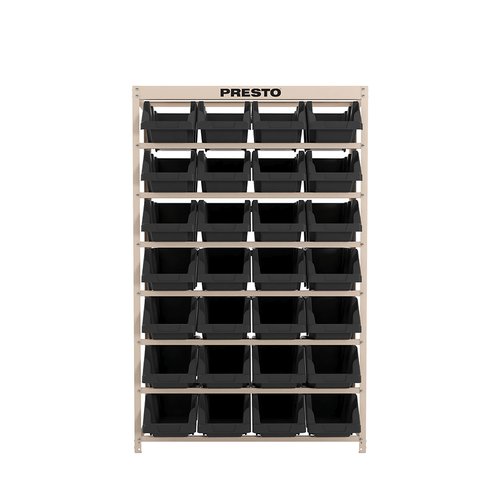Kit Estante Gaveteiro Com 28 Gavetas Presto  93015