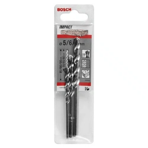 Combo Furadeira de Impacto Bosch GSB 16 RE 850W 127V + Maleta Metálica Fercar + Jogo 3 Brocas Pedra e Concreto Bosch CYL-1 (5,6,8)