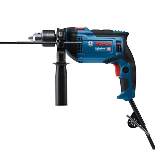 Combo Furadeira de Impacto Bosch GSB 16 RE 850W 127V + Maleta Metálica Fercar + Jogo 3 Brocas Pedra e Concreto Bosch CYL-1 (5,6,8)