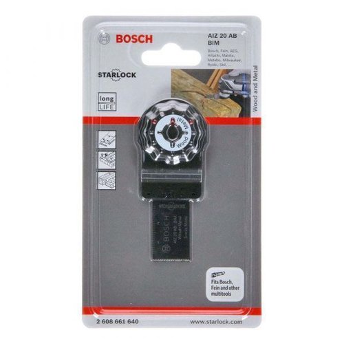 Lâmina De Serra De Imersão Bim Aiz 20 Ab 20 X 30 Mm Com 1 Unidade- Bosch 2608661640