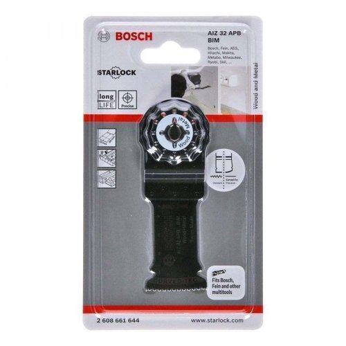 Lâmina De Serra De Imersão Para Multicortadora Bim Aiz 32 Apb 50 X 32 Mm - Bosch  2608661644