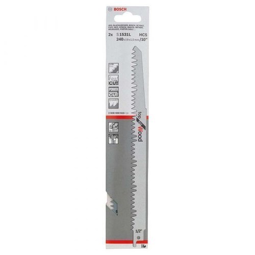 Lâmina De Serra Sabre S1531L Com 2 Unidades - Bosch  2608650613