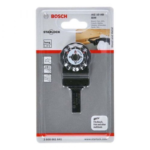 Lâmina De Serra Starlock De Imersão Bim Aiz 10 Ab  10Mm X 20Mm Com 1 Unidade- Bosch 2608661641