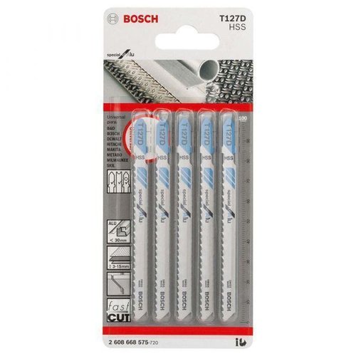 Lâminas De Serra Tico Tico T127D Com 5 Unidades - Bosch  2608668575