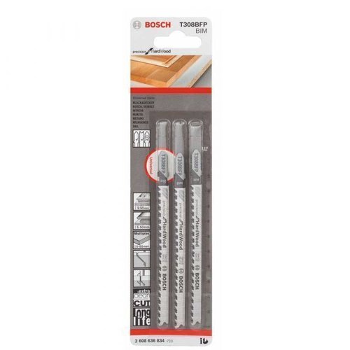 Lâmina De Serra Tico-Tico "T308Bfp" Com 3 Unidades- Bosch 2608636834