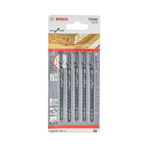 Lâminas De Serra Tico Tico T244D Com 5 Unidades- Bosch 2608667302
