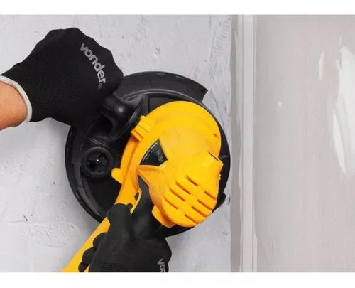 Lixadeira Profissional De Parede Vonder Ferramentas Lpv 750 Amarela 50Hz/60Hz 750W 220V