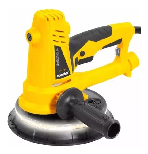 Lixadeira Profissional De Parede Vonder Ferramentas Lpv 750 Amarela 50Hz/60Hz 750W 220V