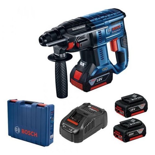 Martelete Perfurador À Bateria Gbh 180-Li,18V,2 Baterias, Carregador E Maleta - Bosch 06119111E0