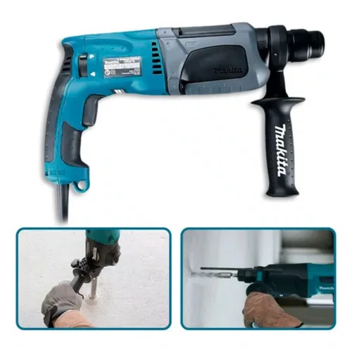 Martelete Perfurador e Rompedor SDS Plus Makita HR2470X 800W 220v